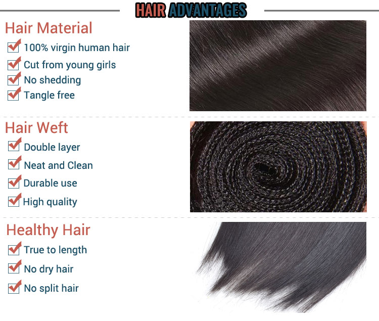 Human Hair Bundles Detail
